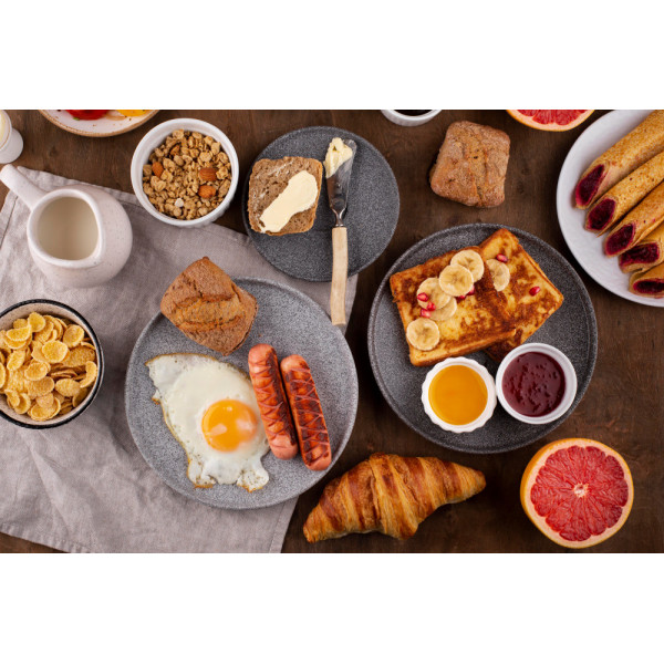 Desayuno continental para 2